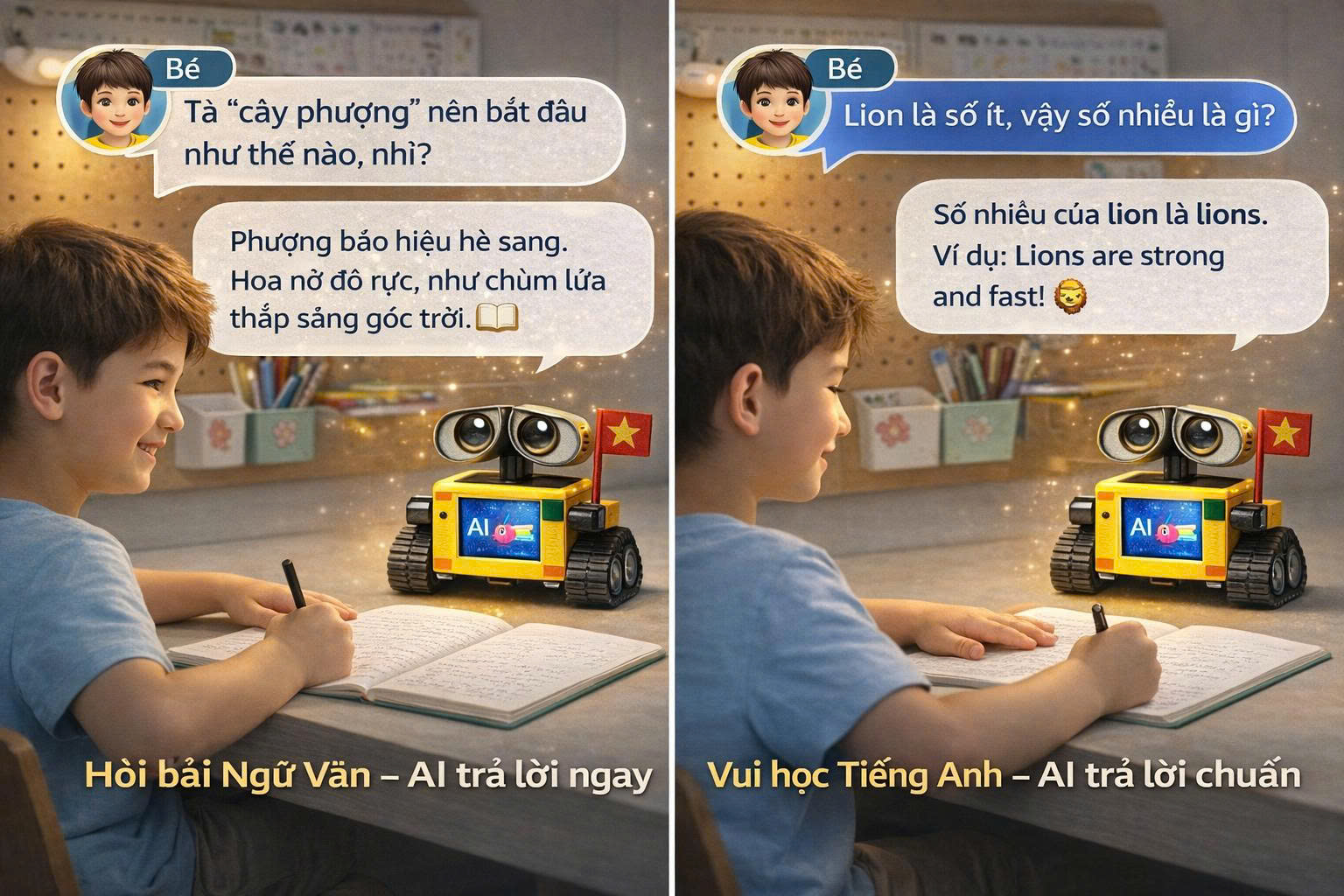 Luci đồng hành cùng trẻ em